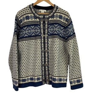 Susan Bristol Fair Isle Wool Sweater